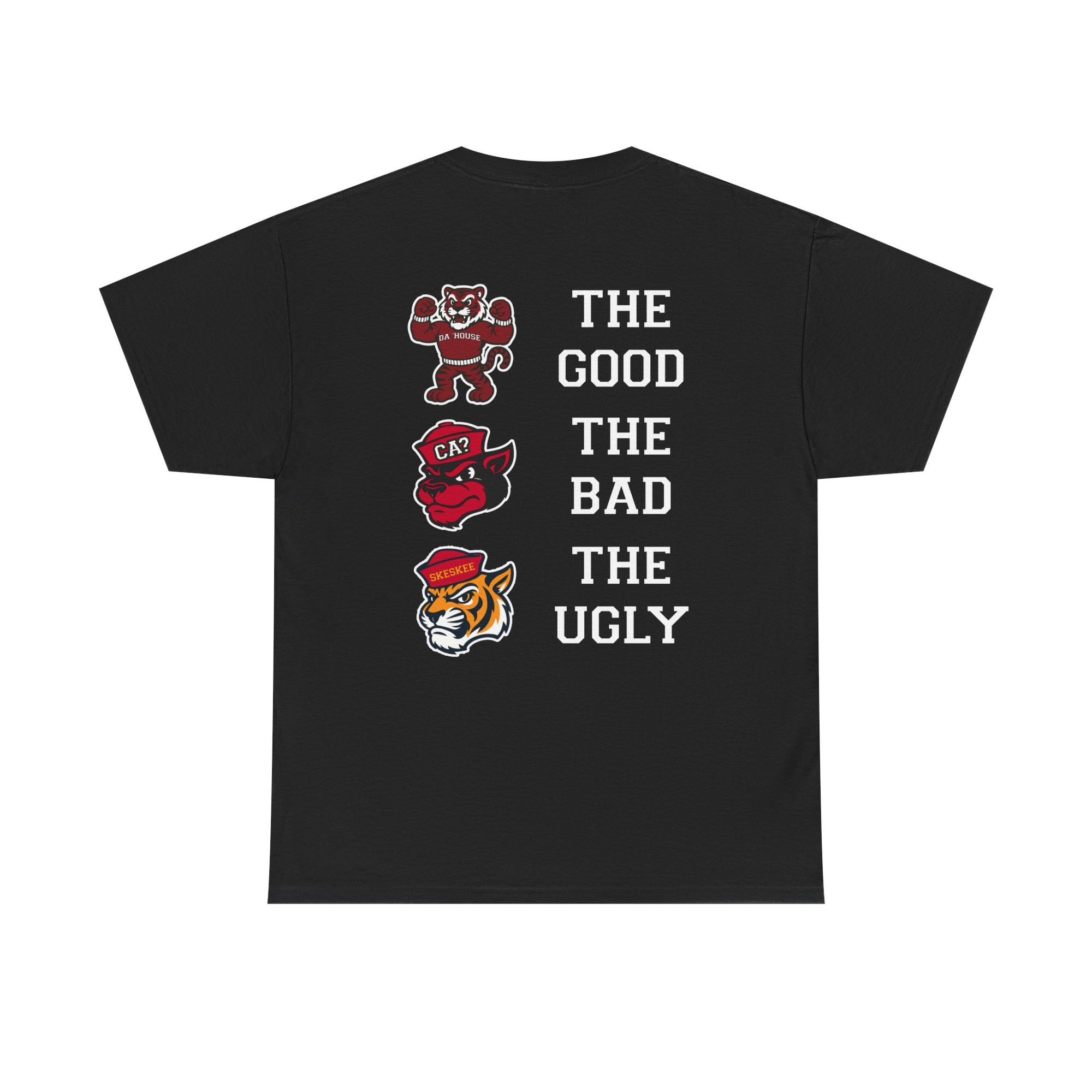 Da 'House Maroon Tiger Good, Bad, Ugly Tee