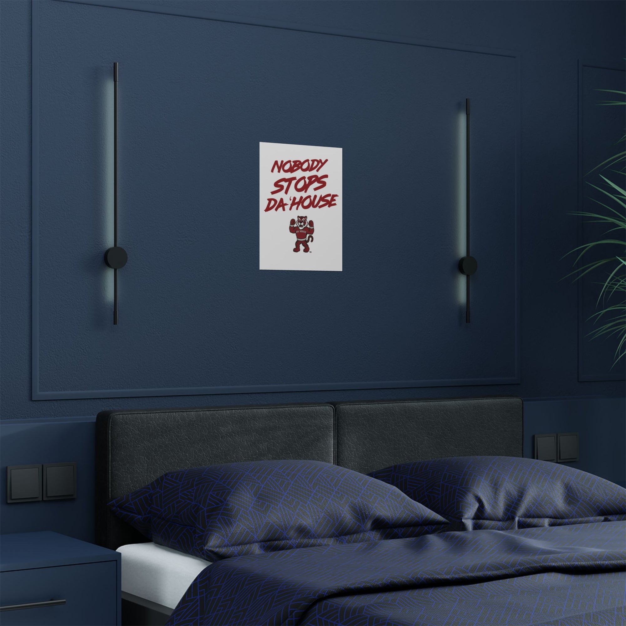 Nobody Stops Da'House Satin Poster