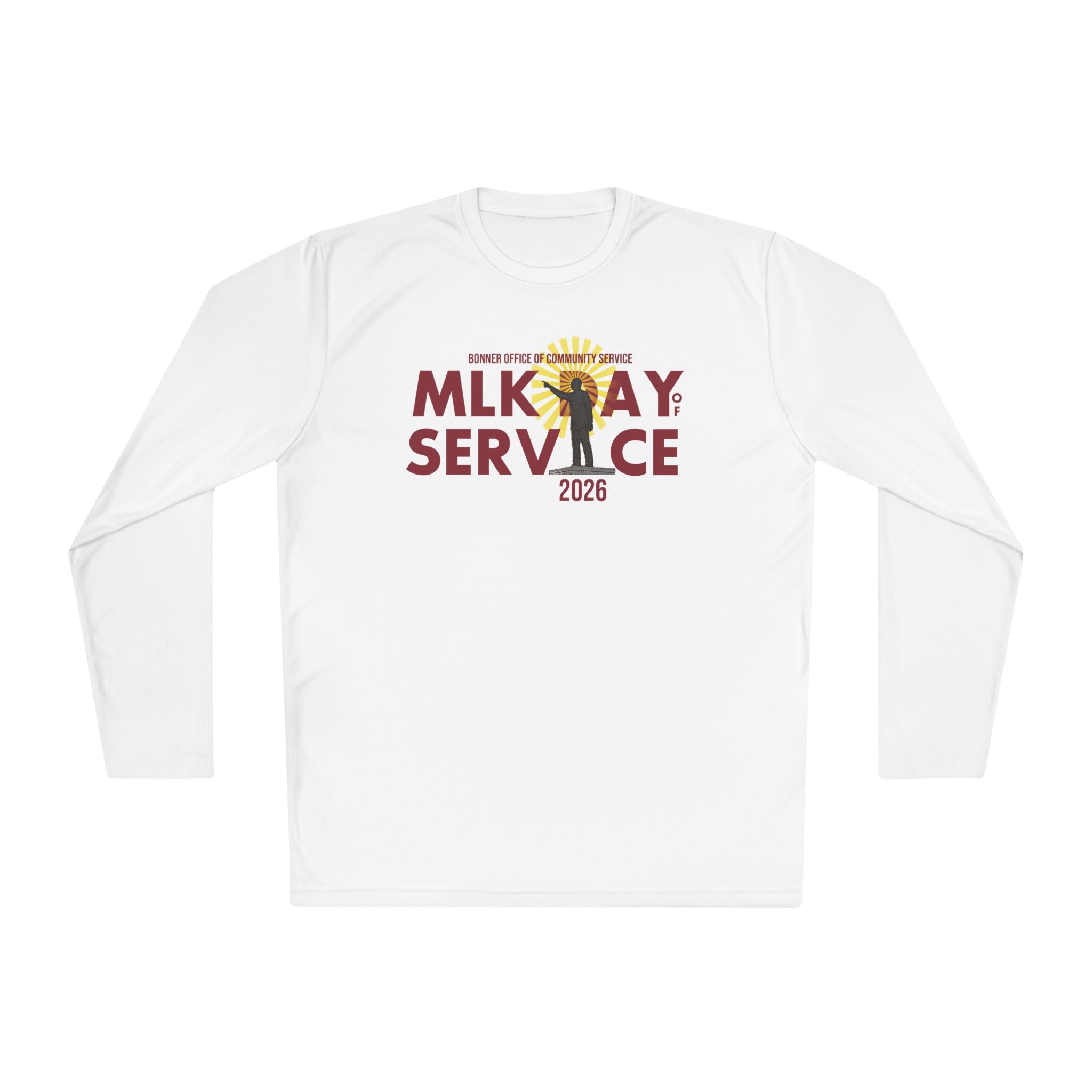 Morehouse Bonner MLK Day Service 2026 Long Sleeve Tee